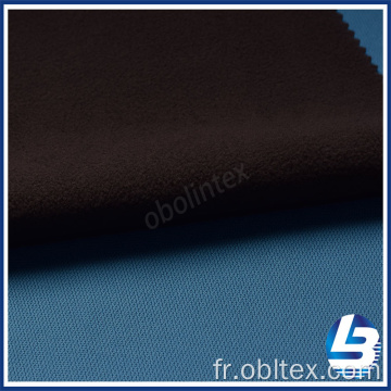 Tissu tricot de polyester obl20-111 avec polaire polaire